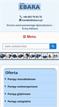 Mobile Screenshot of ebara.pl