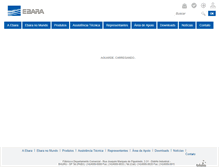 Tablet Screenshot of ebara.com.br